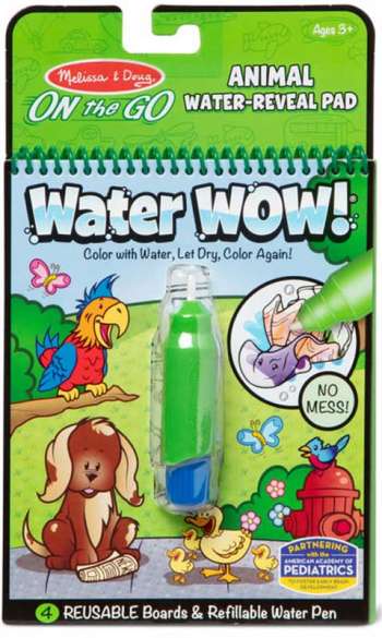 Melissa & Doug Water Wow mĆla djur med vatten