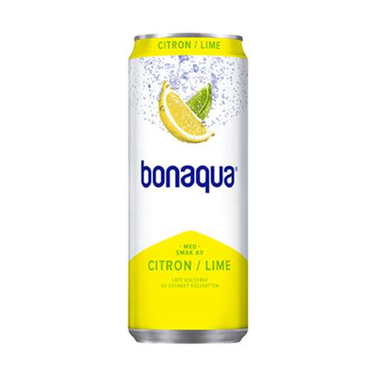 Miniralvatten, Bonaqua citron/lime 33 cl