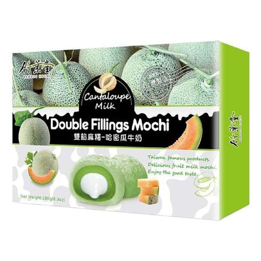 Mochi Cantaloupe Double Filling - 180 gram