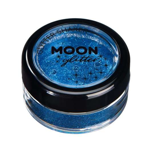 Moon Ansikts- kroppsglitter i burk finkornigt, 5 g-Blå