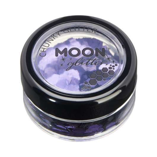 Moon kroppsglitter, chunky 5g-Lila