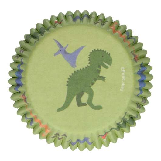 Muffinsformar Dinosaurier - 48-pack
