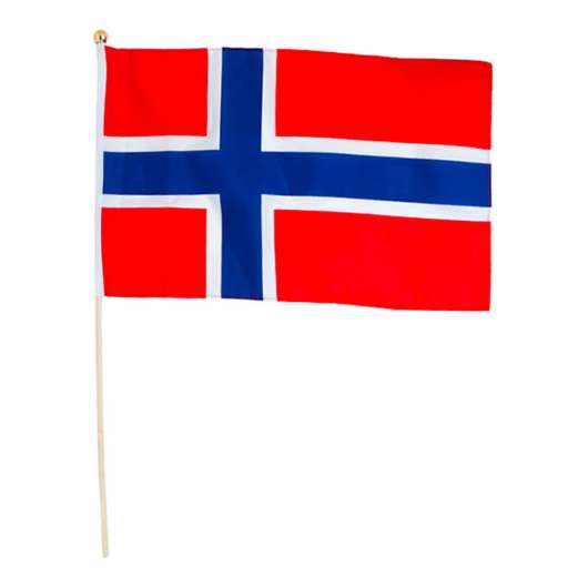 Norge Flagga på Pinne