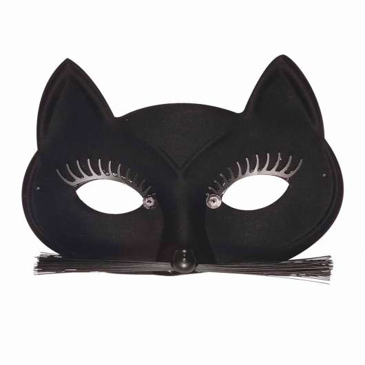 Ögonmask, katt svart