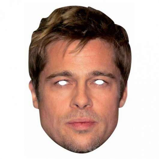 Pappmask, Brad Pitt