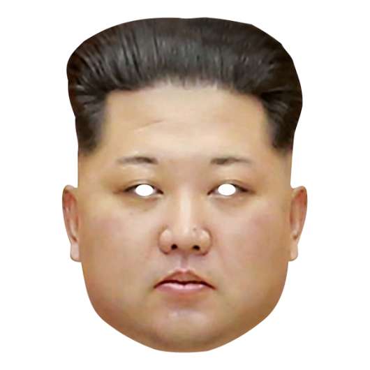 Pappmask, Kim Jong Un