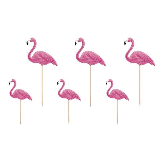 Partypicks Flamingo - 6-pack