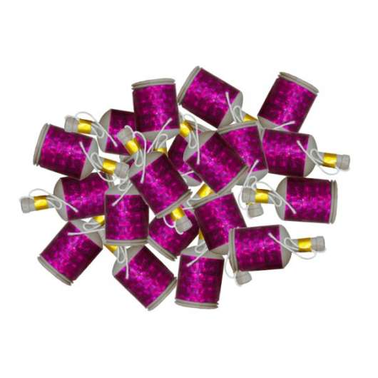 Partypoppers, 30-pack rosa