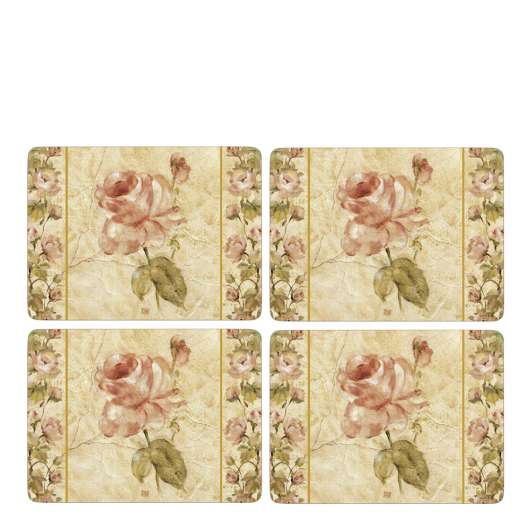 Pimpernel - Antique Rose Linen Tablett 30x40 cm 4-pack