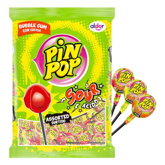 Pin Pop Sour Storpack - 59-pack