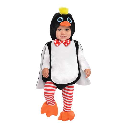 Pingvin Bebis Maskeraddräkt - 0-6 månader