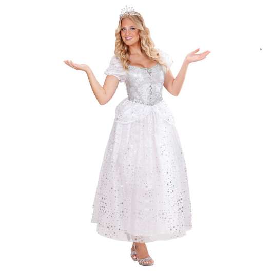 Prinsessklänning, vit M