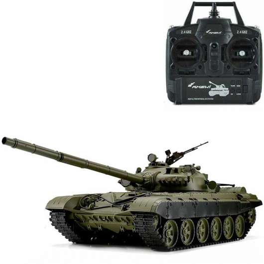 Radiostyrd T-72 Stridsvagn Soft Air Gun 1:16 Amewi