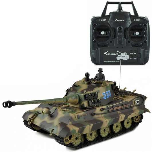 Radiostyrd Tiger II Stridsvagn Soft Air Gun Amewi 1:16