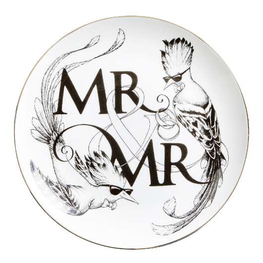 Rory Dobner - Perfect Plate Mr & Mr 21 cm
