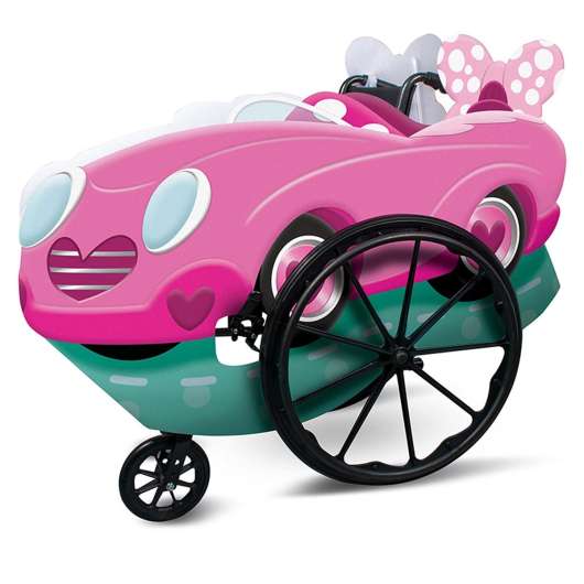 Rullstolsdräkt, Mimmis rosa bil