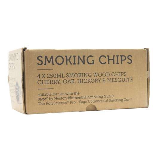 Sage - Wood Chips Rökspån 4-pack