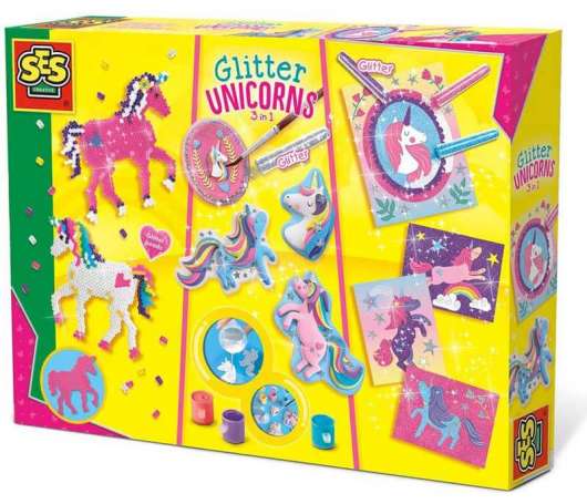 SES Glitter Unicorns 3 in 1