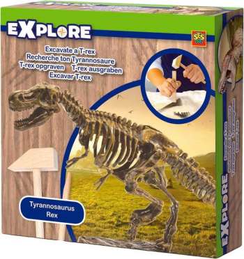 SES Grävkit Utforska Dinosauriefossil T-Rex 17 cm