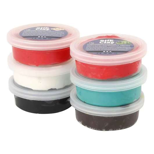 Silk Clay Julfärger - 6-pack