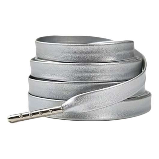 Skosnören Metallic - Silver