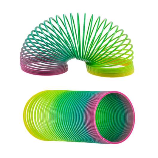 Slinky, regnbåge 6,5 cm