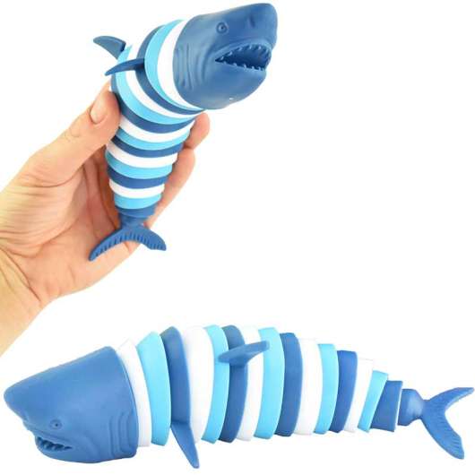 Slinky Shark Fidget Haj 19 cm