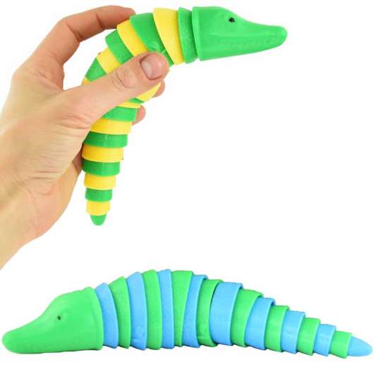 Slinky Wriggly Fidget Krokodil 23 cm
