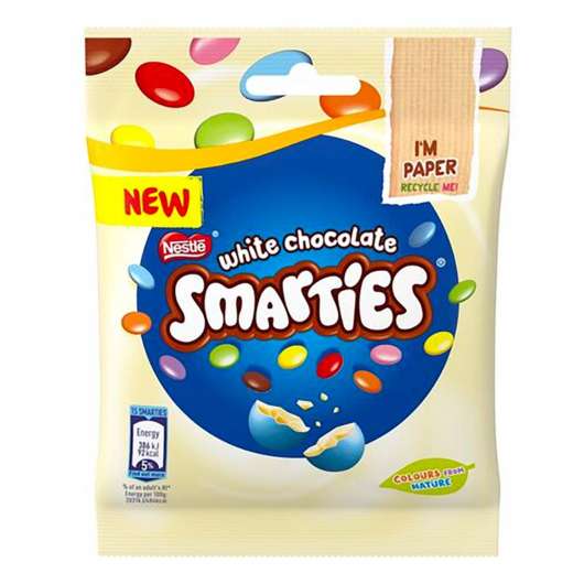 Smarties White Chocolate - 100 gram