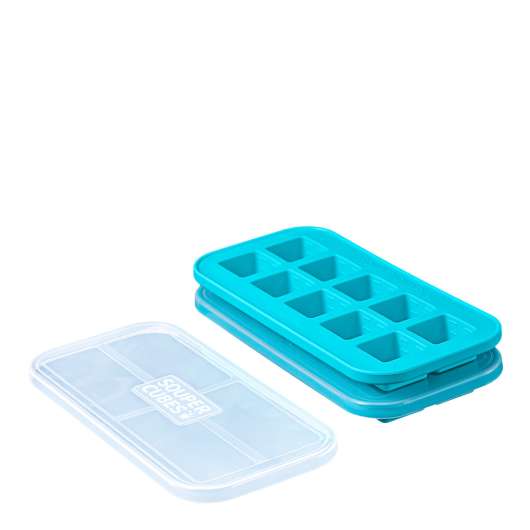 Souper Cubes - Matförvaring och Lock Silikon Matsked 10x30 ml 2-pack Blå