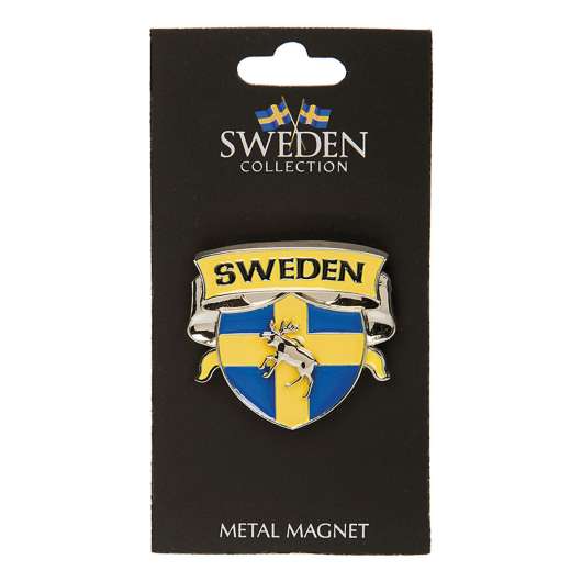 Souvenir Sköld Älg Sweden Magnet