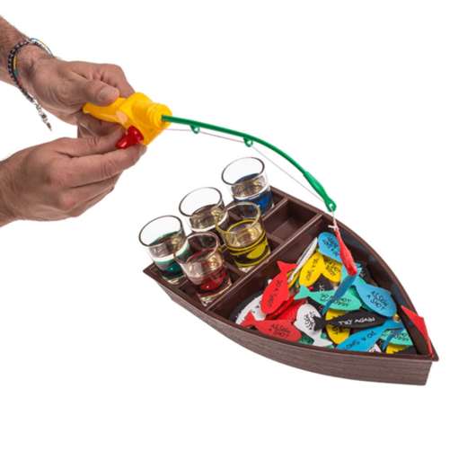 Spel, fishing drinking game
