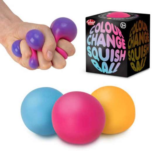 Squish boll som ändrar färg