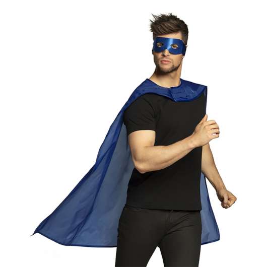 Superhjälte Kit Blå - One size