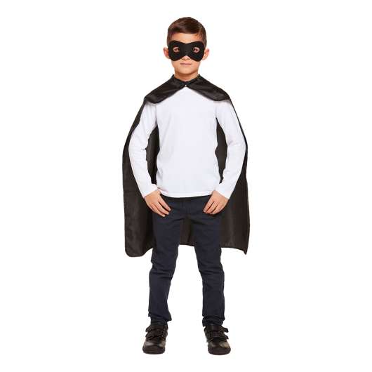 Superhjälte Kit för Barn Svart