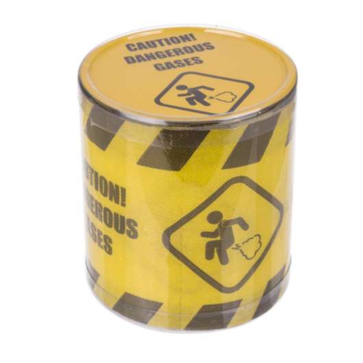 Toalettpapper, Caution! Dangerous gases