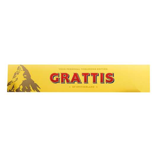 Toblerone Grattis - 100 gram
