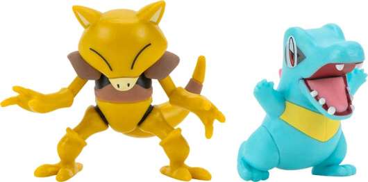 Totodile och Abra 5 cm Pokemon Battle Figures