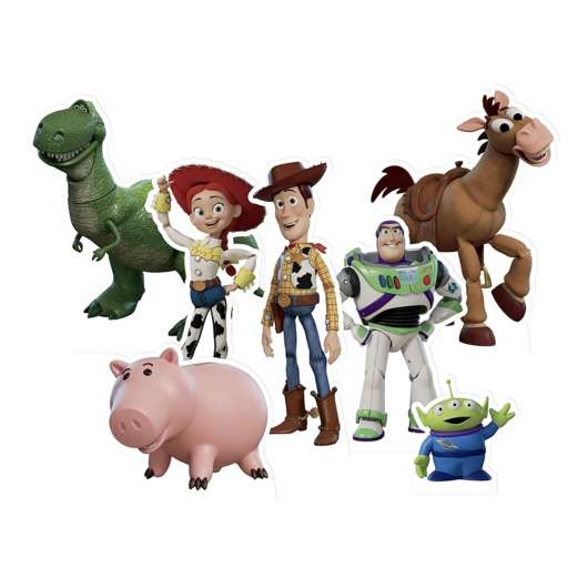 Toy Story Bordsdekorationer i Papp - 7-pack