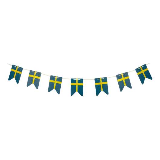 Trägirlang Svenska Flaggor - 1-pack