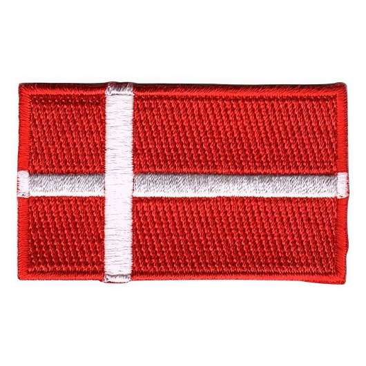 Tygmärke Flagga Danmark - Stor