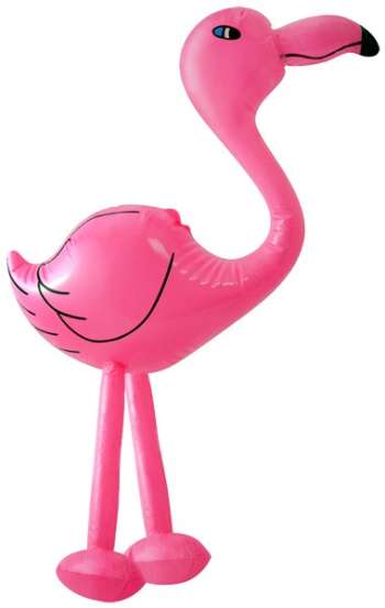 Uppblåsbar, flamingo