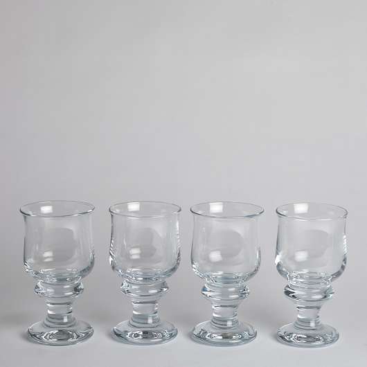 Vintage - SÅLD Glas "Tivoli" Per Lütken för Holmegaard 4 st