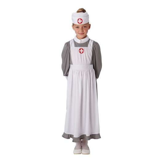 WW1 Sjuksköterska Barn Maskeraddräkt - X-Large